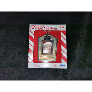 Baby’s First Christmas 2020 Photo Frame Ornament Walmart NIB USA Made